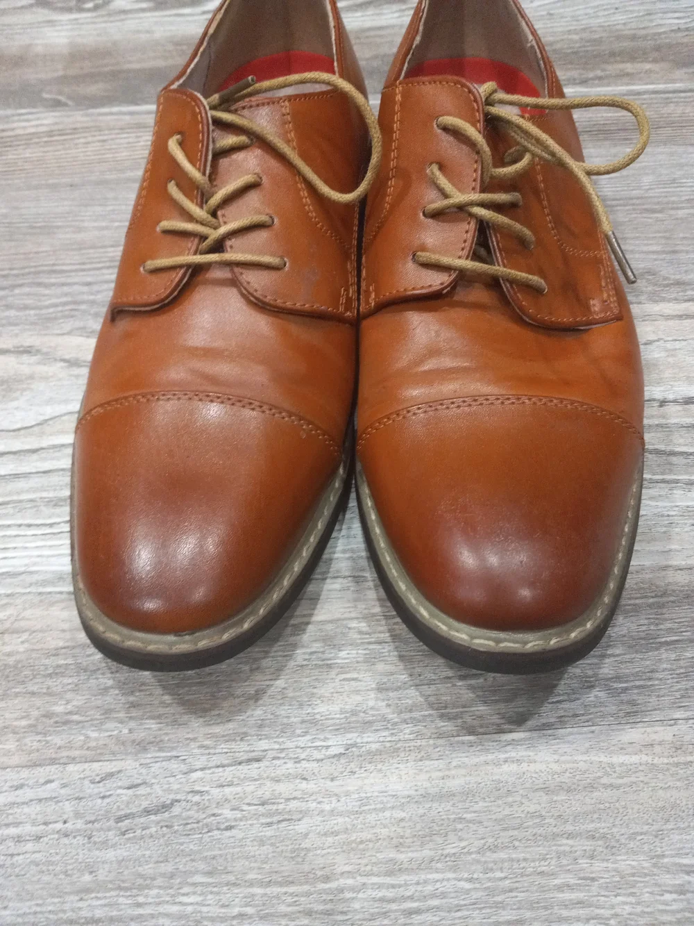 Bruno Marc Men's Prince Classic Oxford Wingtip Dress Brown